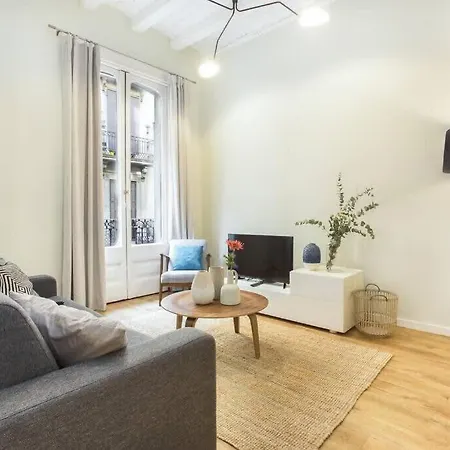 Bright And Modern 4bedroom With Terrace In Ramblas P1 Apartmán Barcelona
